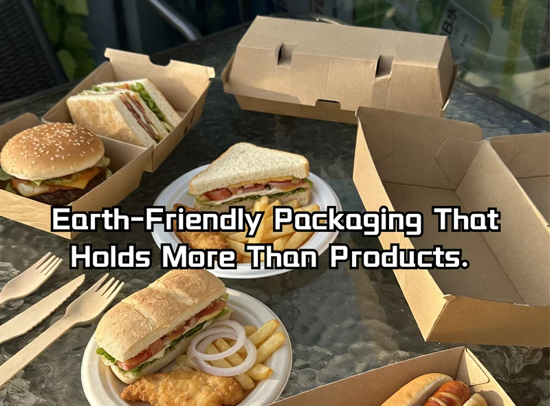 Sustainable Packaging, Sealed with a Green Leaf. 🌿